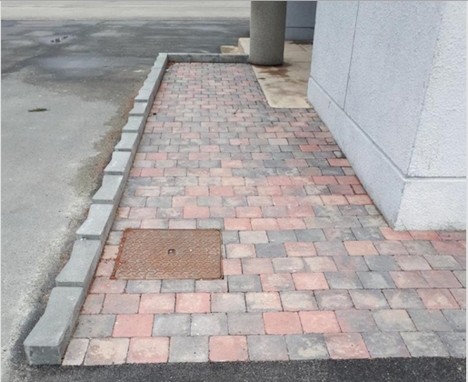 Hecq TP (Travaux Publics) 59 - travaux d'aménagements extérieurs - pose de clôture - enrobage - pavage - rampe d accès PMR personne à mobilité réduite
